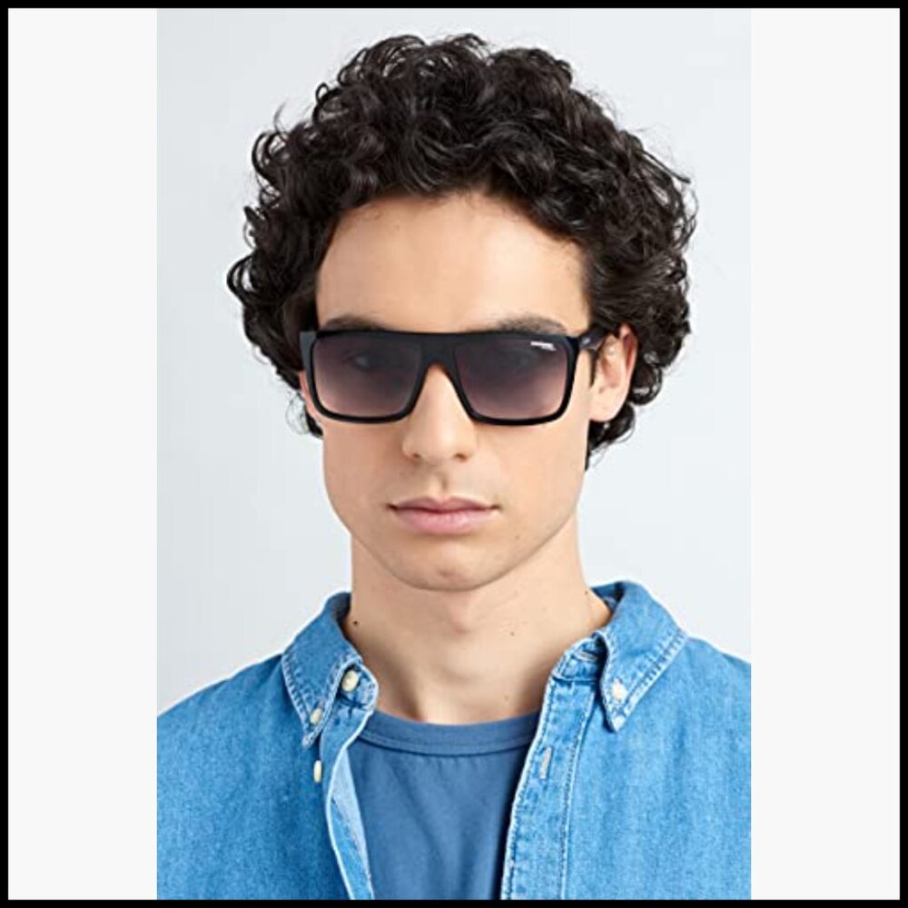 Rectangular Sunglasses with Plastic Frame, UV Pro… - image 2
